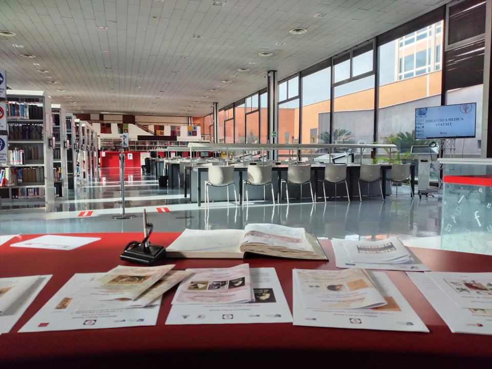 La sala di lettura e consultazione.